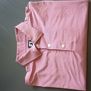 Foot Joy Striped Men's Short Sleeve Shirt SZ: XL